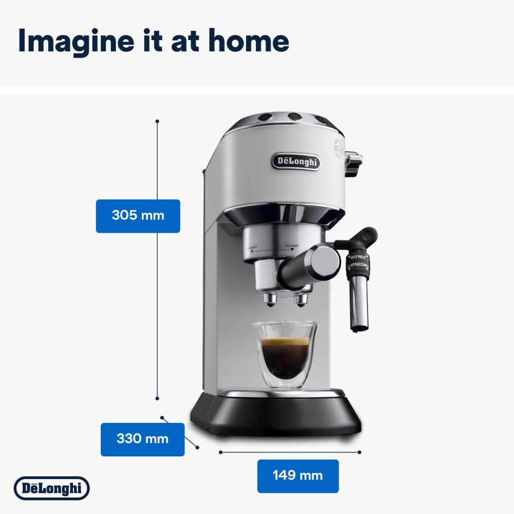 Cafetera De'Longhi Rivelia Cafetera Arctic - EXAM440.55.W Blancas - JX5-25861