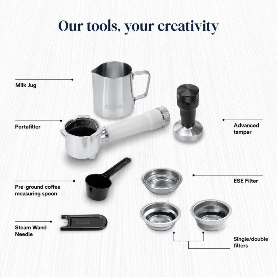 Cafetera De'Longhi Rivelia Cafetera Onyx - EXAM440.55.B Negras - HM2-20537